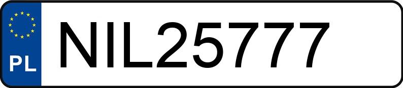 Numer rejestracyjny NIL 25777 posiada SAAB 9-3 - NIL25777 Numer rejestracyjny NIL 25777 posiada SAAB 9-3 - NIL25777