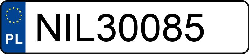 Numer rejestracyjny NIL 30085 posiada VOLKSWAGEN POLO - NIL30085