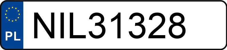 Numer rejestracyjny NIL 31328 posiada AUDI A4 Avant 1.9 TDi Kat. MR`00 E3 8E A4 Avant 1.9 TDi Kat. MR`00 E3 8E - NIL31328