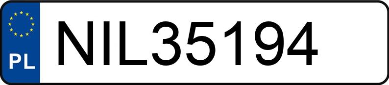 Numer rejestracyjny NIL 35194 posiada TOYOTA RAV4 - NIL35194 Numer rejestracyjny NIL 35194 posiada TOYOTA RAV4 - NIL35194