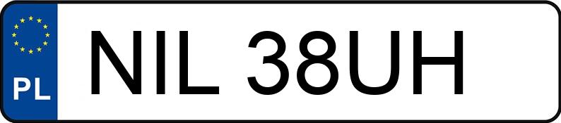 Numer rejestracyjny NIL 38UH posiada FORD FOCUS 1.8 TDCI - NIL38UH