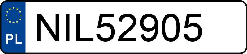 Numer rejestracyjny NIL 52905 posiada RENAULT CAPTUR - NIL52905