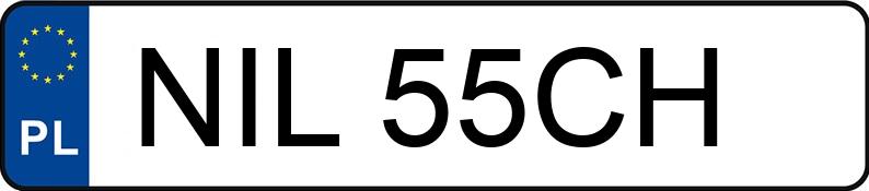 Numer rejestracyjny NIL 55CH posiada SKODA FABIA - NIL55CH