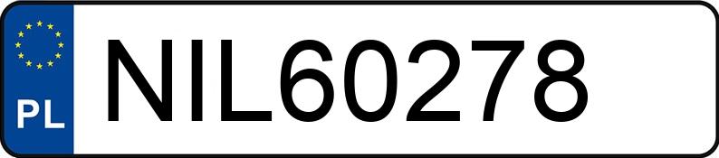 Numer rejestracyjny NIL 60278 posiada VOLKSWAGEN BORA - NIL60278