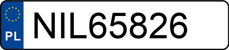 Numer rejestracyjny NIL 65826 posiada AUDI A3 - NIL65826