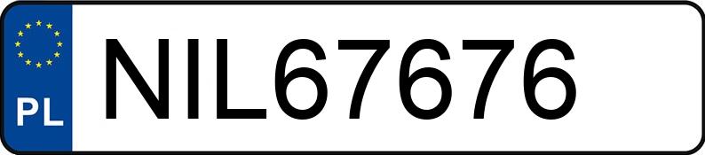 Numer rejestracyjny NIL 67676 posiada KIA Cee d 1.6 CRDi MR`12 E5 XL - NIL67676 Numer rejestracyjny NIL 67676 posiada KIA Cee d 1.6 CRDi MR`12 E5 XL - NIL67676
