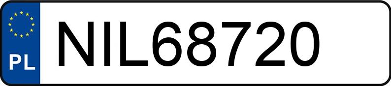 Numer rejestracyjny NIL 68720 posiada TOYOTA Yaris 1.5 MR`17 E6c - NIL68720