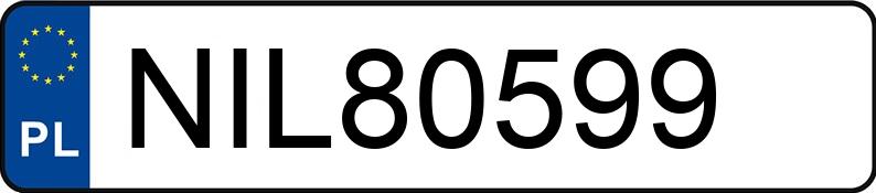 Numer rejestracyjny NIL 80599 posiada BMW X5 XDRIVE30D - NIL80599