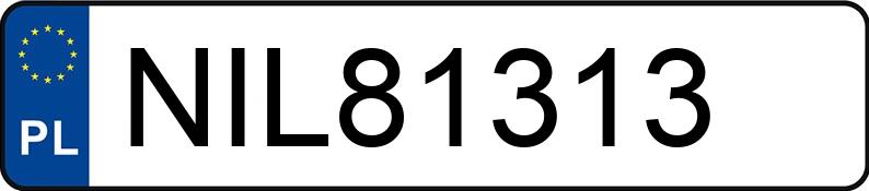 Numer rejestracyjny NIL 81313 posiada SEAT LEON - NIL81313