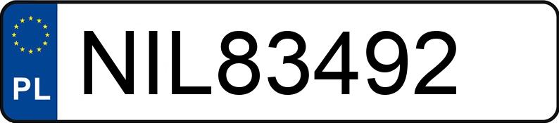 Numer rejestracyjny NIL 83492 posiada BMW 730D - NIL83492