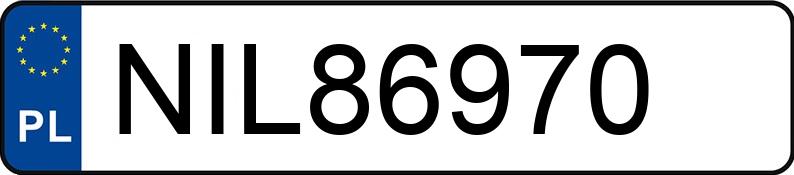 Numer rejestracyjny NIL 86970 posiada MERCEDES-BENZ CLS 63 AMG - NIL86970