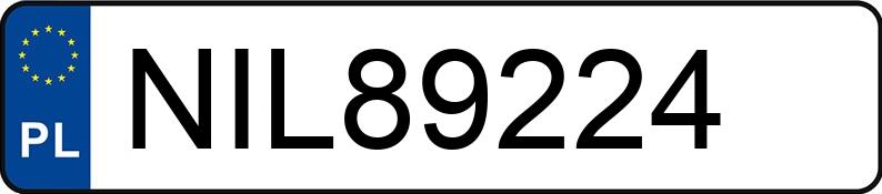 Numer rejestracyjny NIL 89224 posiada OPEL Zafira 2.2 MR`06 E4 - NIL89224