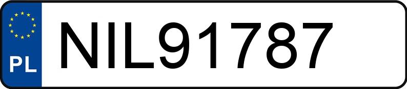 Numer rejestracyjny NIL 91787 posiada VOLKSWAGEN GOLF - NIL91787 Numer rejestracyjny NIL 91787 posiada VOLKSWAGEN GOLF - NIL91787