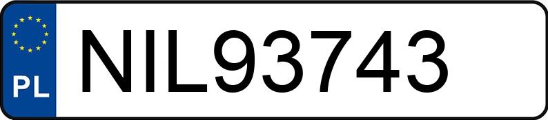 Numer rejestracyjny NIL 93743 posiada OPEL ASTRA - NIL93743 Numer rejestracyjny NIL 93743 posiada OPEL ASTRA - NIL93743