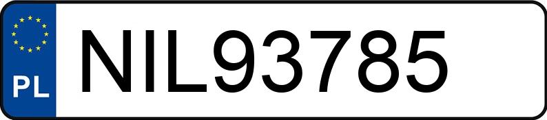 Numer rejestracyjny NIL 93785 posiada VOLKSWAGEN Golf V Variant 1.6 MR`03 E4 Comfortline Tiptronic - NIL93785