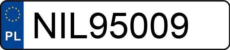 Numer rejestracyjny NIL 95009 posiada SEAT LEON - NIL95009 Numer rejestracyjny NIL 95009 posiada SEAT LEON - NIL95009