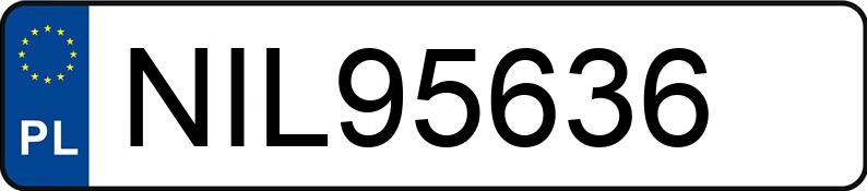 Numer rejestracyjny NIL 95636 posiada CHEVROLET CORVETTE - NIL95636