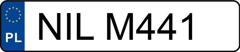Numer rejestracyjny NIL M441 posiada DEERE LR - NILM441