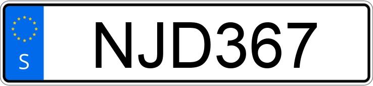 Numer rejestracyjny NJD367 posiada Volvo XC90 D4 AWD