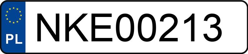 Numer rejestracyjny NKE 00213 posiada BMW 525I - NKE00213