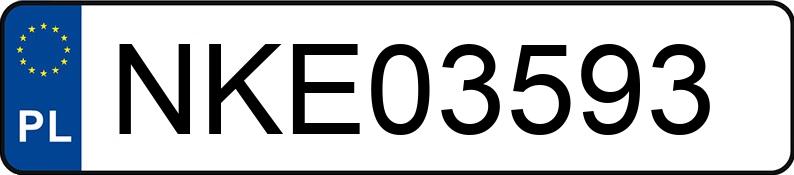 Numer rejestracyjny NKE 03593 posiada OPEL MOKKA - NKE03593 Numer rejestracyjny NKE 03593 posiada OPEL MOKKA - NKE03593