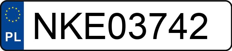 Numer rejestracyjny NKE 03742 posiada AUDI A4 Allroad TDI MR`09 E5 B8 A4 Allroad TDI MR`09 E5 B8 - NKE03742