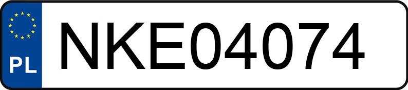 Numer rejestracyjny NKE 04074 posiada AUDI A4 - NKE04074