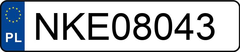 Numer rejestracyjny NKE 08043 posiada KIA SPORTAGE - NKE08043