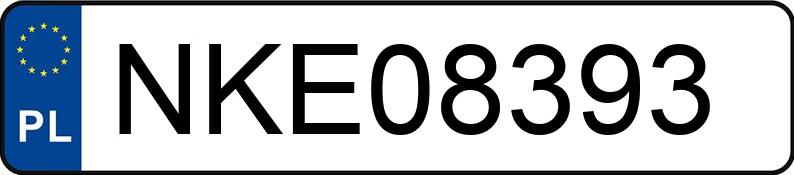 Numer rejestracyjny NKE 08393 posiada VOLVO V60 - NKE08393