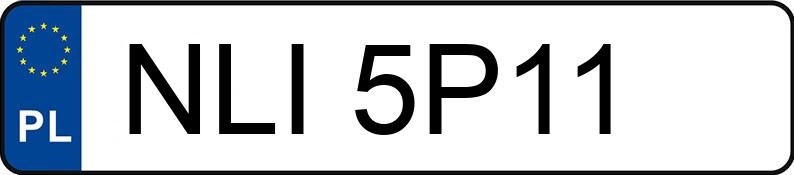 Numer rejestracyjny NLI 5P11 posiada AUDI A4 AVANT - NLI5P11