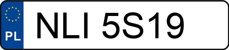 Numer rejestracyjny NLI 5S19 posiada VOLKSWAGEN TOURAN - NLI5S19 Numer rejestracyjny NLI 5S19 posiada VOLKSWAGEN TOURAN - NLI5S19