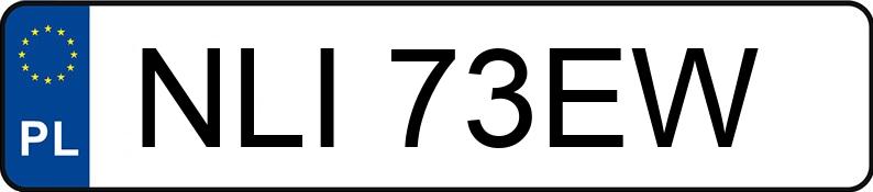 Numer rejestracyjny NLI 73EW posiada SKODA OCTAVIA - NLI73EW