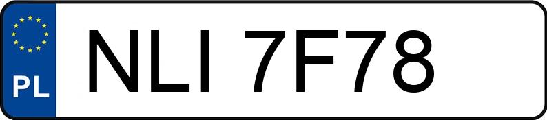 Numer rejestracyjny NLI 7F78 posiada OPEL CORSA - NLI7F78 Numer rejestracyjny NLI 7F78 posiada OPEL CORSA - NLI7F78