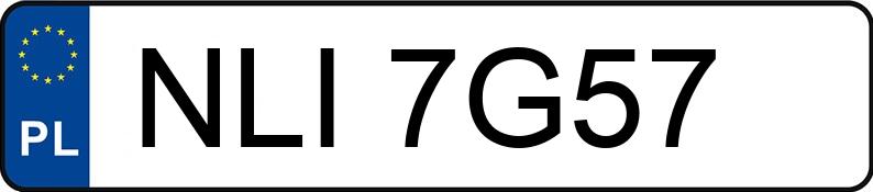 Numer rejestracyjny NLI 7G57 posiada VOLKSWAGEN CADDY - NLI7G57