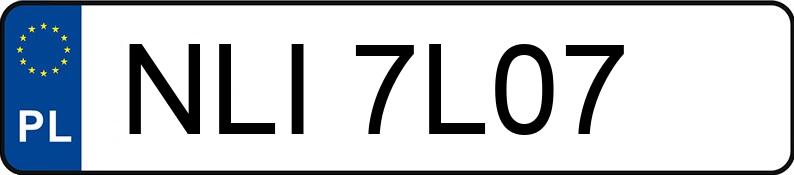 Numer rejestracyjny NLI 7L07 posiada FORD KA - NLI7L07 Numer rejestracyjny NLI 7L07 posiada FORD KA - NLI7L07