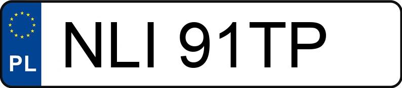 Numer rejestracyjny NLI 91TP posiada BMW 525 Diesel Kat. MR`01 E39 525 Diesel Kat. MR`01 E39 - NLI91TP