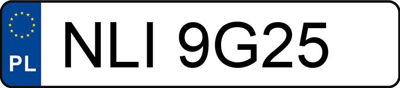 Numer rejestracyjny NLI 9G25 posiada AUDI A4 - NLI9G25