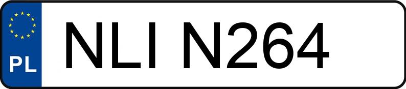 Numer rejestracyjny NLI N264 posiada OPEL FRONTERA - NLIN264 Numer rejestracyjny NLI N264 posiada OPEL FRONTERA - NLIN264