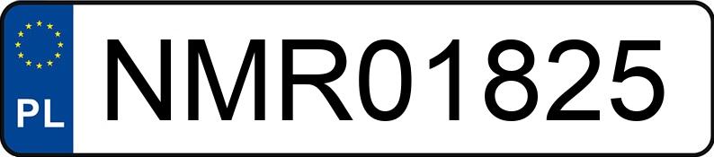 Numer rejestracyjny NMR 01825 posiada VOLKSWAGEN BORA - NMR01825