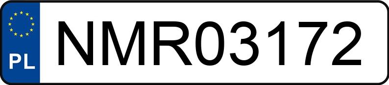 Numer rejestracyjny NMR 03172 posiada FORD FOCUS - NMR03172 Numer rejestracyjny NMR 03172 posiada FORD FOCUS - NMR03172