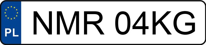 Numer rejestracyjny NMR 04KG posiada OPEL Vectra A 1.8i Kat. Selection - NMR04KG