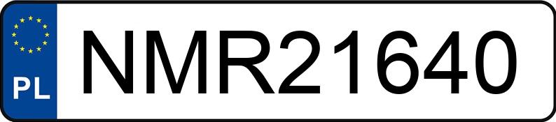 Numer rejestracyjny NMR 21640 posiada TOYOTA COROLLA - NMR21640