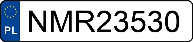 Numer rejestracyjny NMR 23530 posiada BMW 530 D - NMR23530