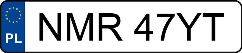 Numer rejestracyjny NMR 47YT posiada BMW 525I - NMR47YT