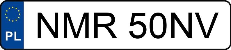 Numer rejestracyjny NMR 50NV posiada BMW 735 - NMR50NV