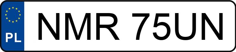 Numer rejestracyjny NMR75UN posiada BMW 523i Touring Kat. MR`95 E39 523i Touring Kat. MR`95 E39