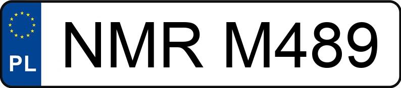 Numer rejestracyjny NMR M489 posiada VOLKSWAGEN TRANSPORTER - NMRM489