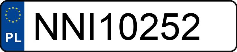 Numer rejestracyjny NNI 10252 posiada VOLKSWAGEN LT 35 TDI - NNI10252