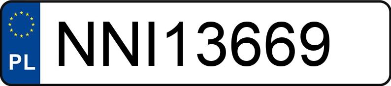 Numer rejestracyjny NNI 13669 posiada VOLKSWAGEN POLO - NNI13669 Numer rejestracyjny NNI 13669 posiada VOLKSWAGEN POLO - NNI13669