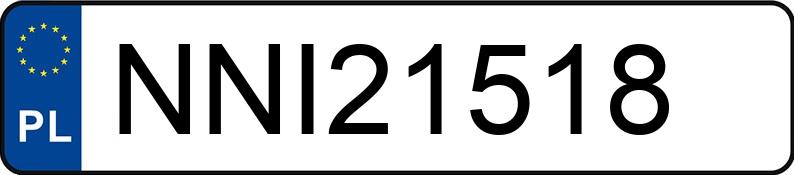 Numer rejestracyjny NNI 21518 posiada BMW 318 I - NNI21518 Numer rejestracyjny NNI 21518 posiada BMW 318 I - NNI21518